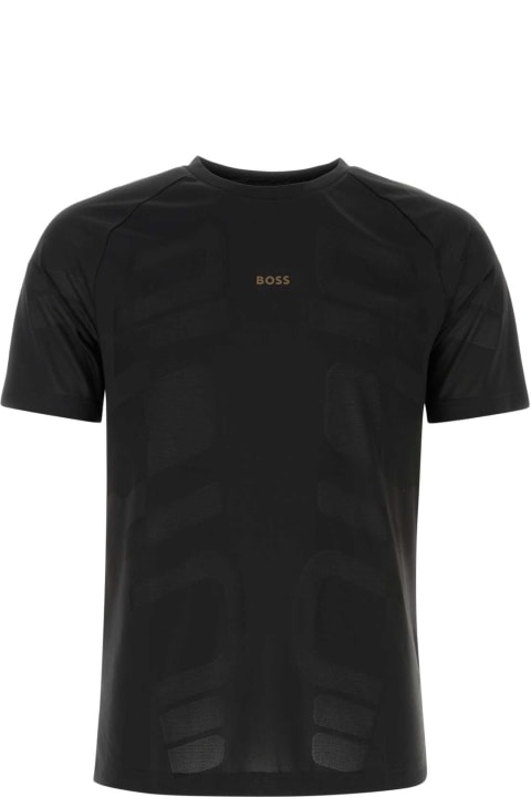 Hugo Boss Men Hugo Boss Black Polyester T-shirt