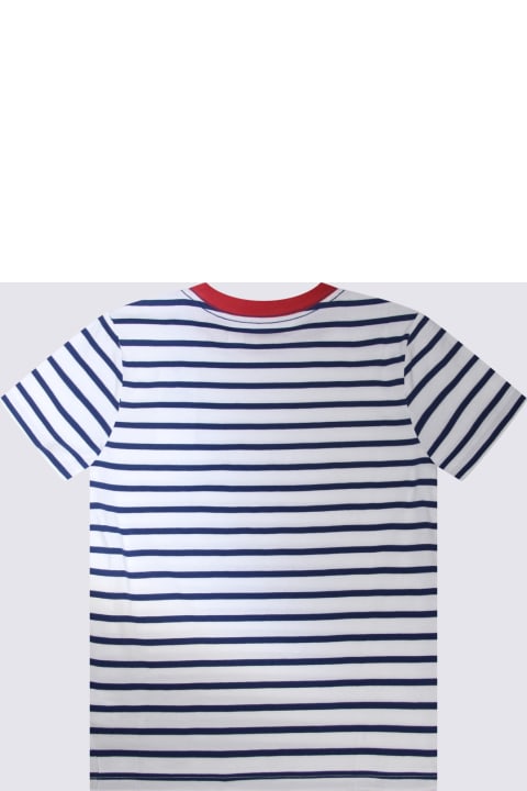 Ralph Lauren for Kids Ralph Lauren White And Blue Cotton T-shirt