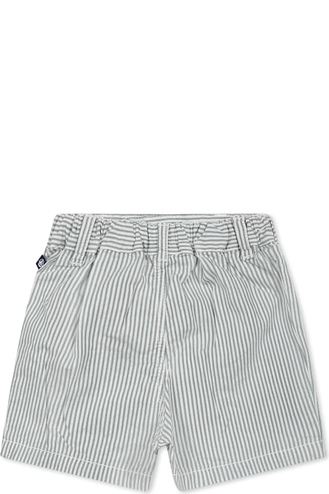 Petit Bateau Bottoms for Baby Girls Petit Bateau Green Shorts For Baby Boy With Logo