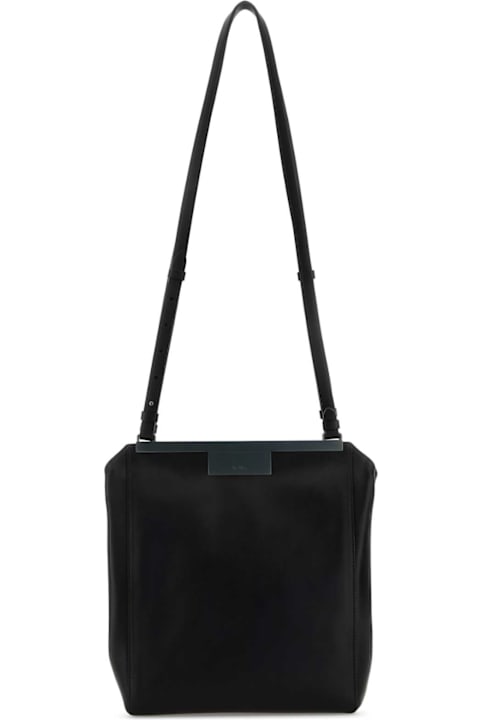 Max Mara Bags for Women Max Mara Black Leather Mmsummer Shoulder Bag