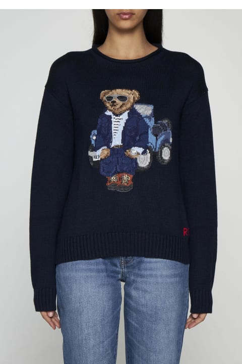 Fashion for Women Ralph Lauren Bear Cotton Sweater