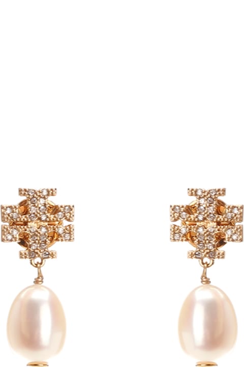 Jewelry for Women Tory Burch Kira Pearl Drop Earrings