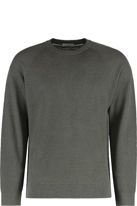 Paolo Pecora for Women Paolo Pecora Linen-cotton Crew-neck Sweater