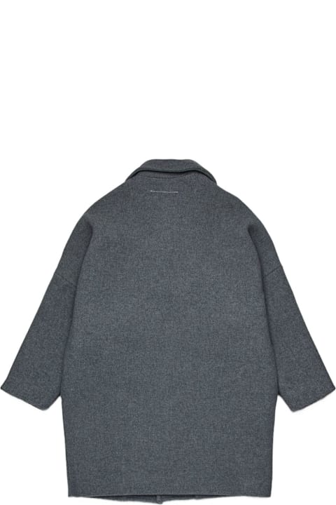 Homeware MM6 Maison Margiela Mm6 Maison Margiela Kids Wool Coat