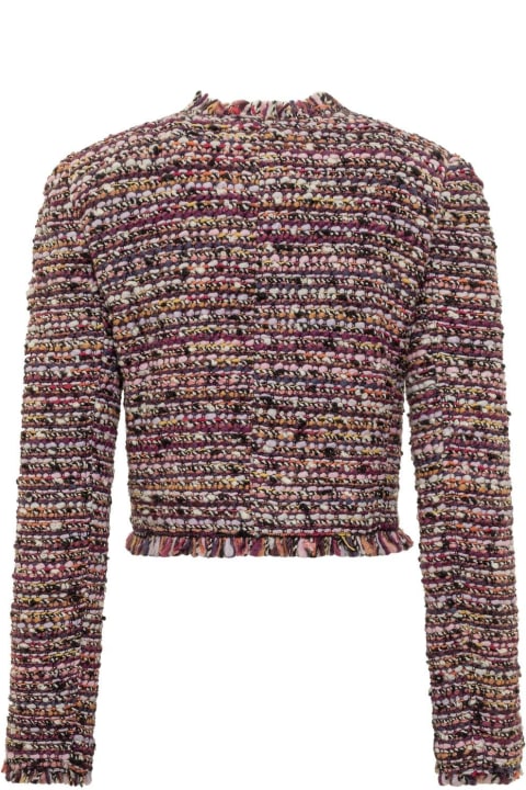 Isabel Marant Clothing for Women Isabel Marant Tweed Frayed Hem Jacket