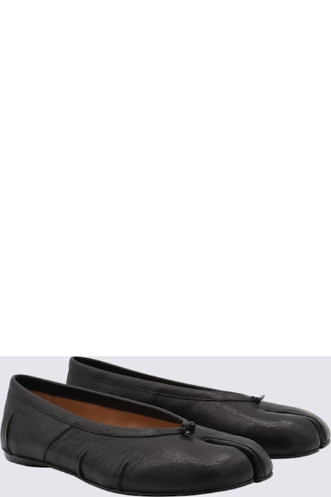 Maison Margiela Black Leather Flats