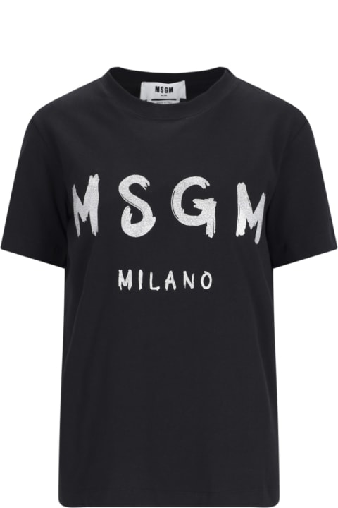 ウィメンズ新着アイテム MSGM Logo T-shirt