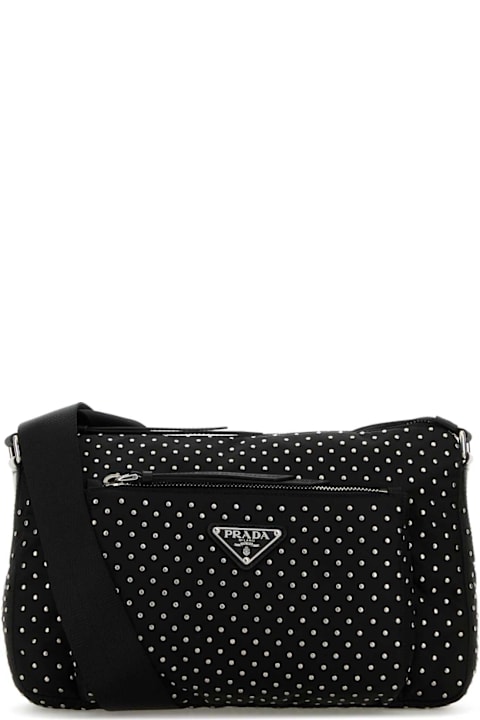 Prada Shoulder Bags for Women Prada Black Re-nylon Crossbody Bag