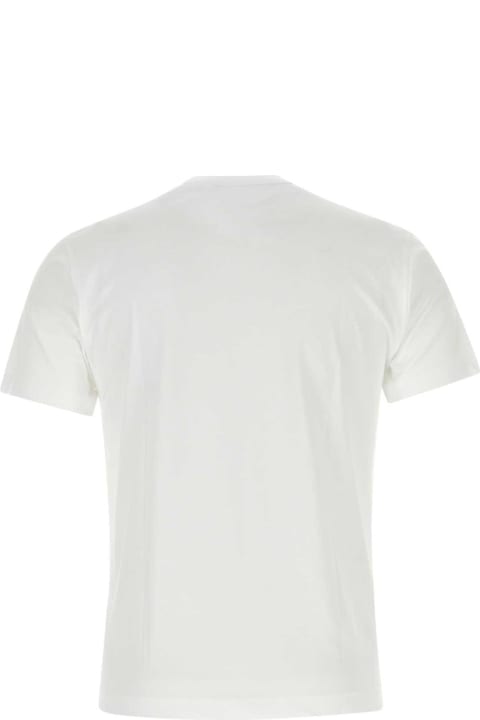Topwear for Men Comme des Garçons White Cotton T-shirt