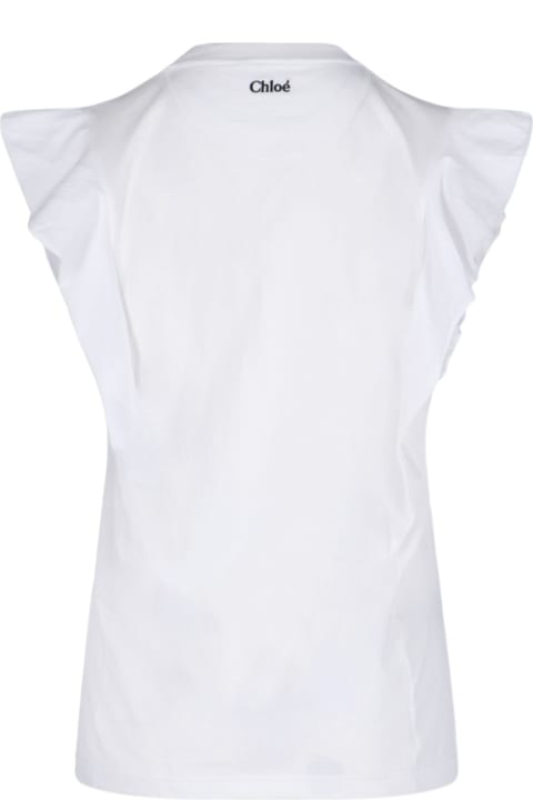 Chloé Topwear for Women Chloé Ruffled T-shirt