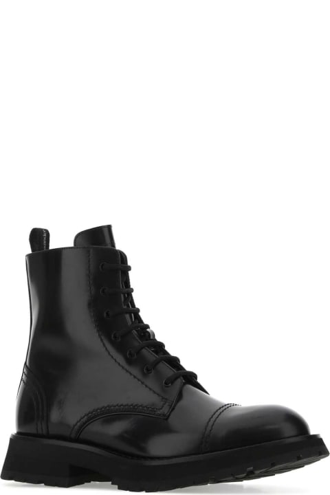 Fashion for Men Alexander McQueen Black Leather Ankle Boots