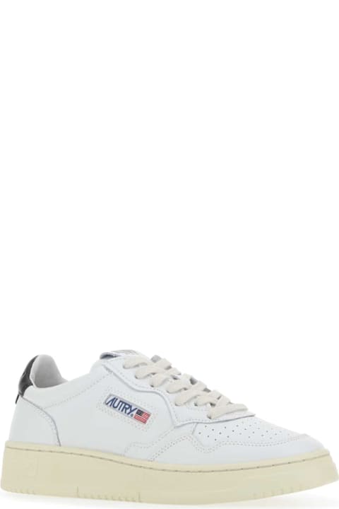 Autry White Leather Medalist Sneakers