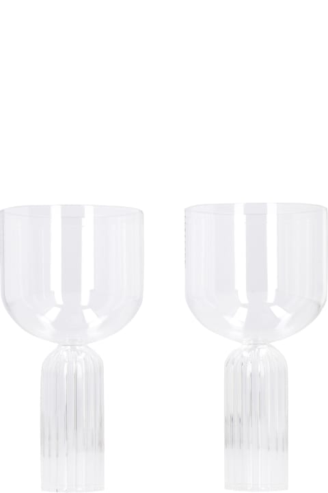 Sandro Ferrone for Women Sandro Ferrone May Collection Set Of Two Large Glass