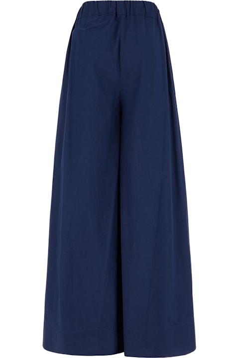 Malo for Women Malo Navy Blue Cotton Pants