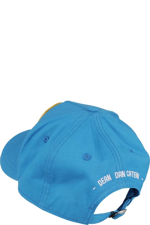 Hats for Men Dsquared2 Patched Baseball Cap