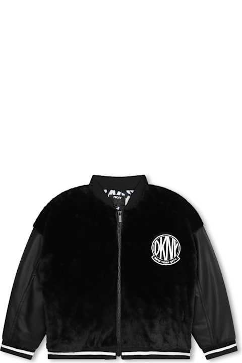 DKNY Coats & Jackets for Girls DKNY Bomber Con Logo