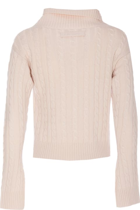 Victoria Beckham سترات لـ السيدات Victoria Beckham Wrap Knitted Sweater