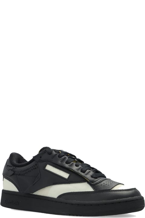 Shoes for Women Maison Margiela Leather And Fabric Sneakers