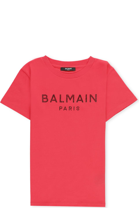 Balmain T-Shirts & Polo Shirts for Girls Balmain T-shirt With Logo