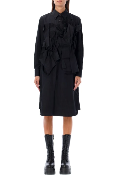 Fashion for Women Comme des Garçons Shirt Ruched Dress