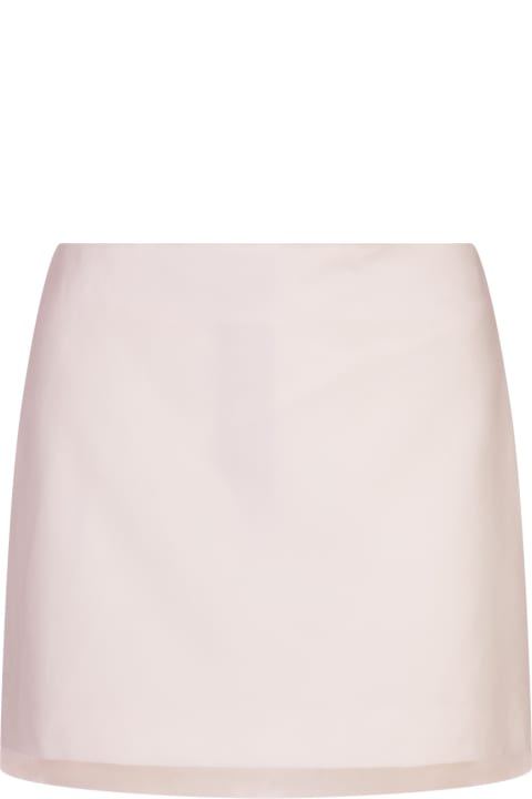 Skirts for Women SportMax White Adelchi1234 Miniskirt