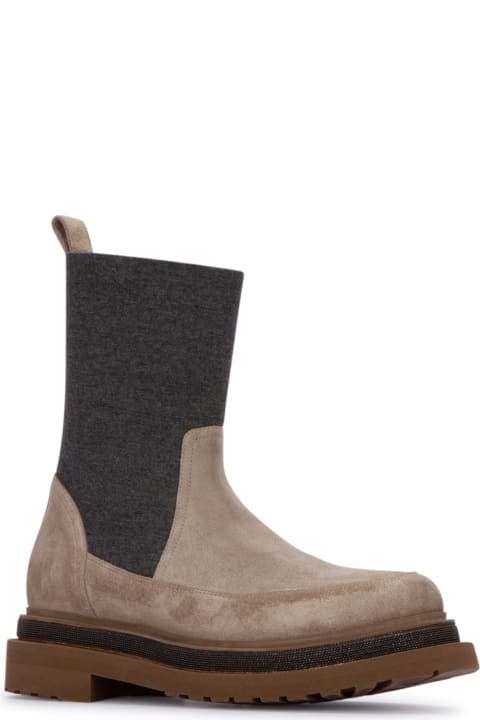 Brunello Cucinelli أحذية برقبة لـ السيدات Brunello Cucinelli Stivali