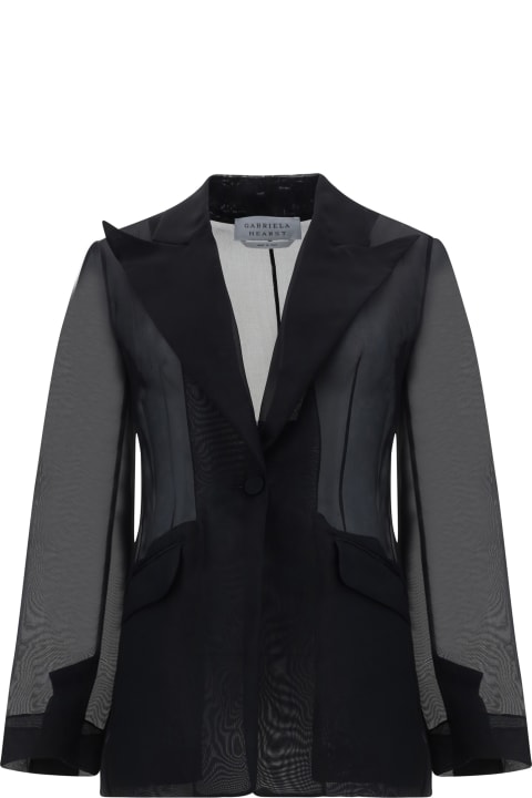 Gabriela Hearst Coats & Jackets for Women Gabriela Hearst Leiva Blazer Jacket