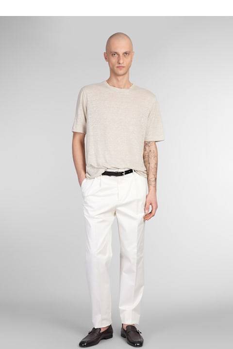 Lardini Pants for Men Lardini Pants In White Cotton