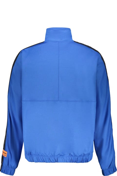 Fleeces & Tracksuits for Men HERON PRESTON Techno Fabric Full-zip Sweatshirt