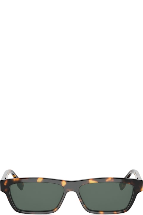 Fendi Eyewear لـ Kids Fendi Eyewear Fendi Fe40199i Ff Squared 56n Havana Sunglasses