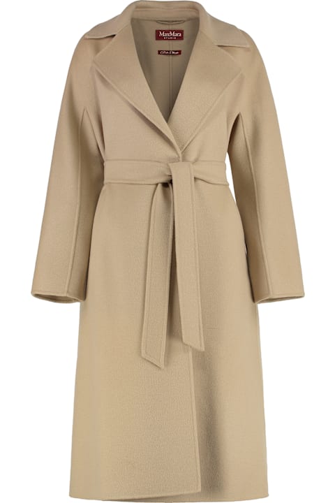 Max Mara Studio Clothing for Women Max Mara Studio Cles Single-breasted Wool Coat