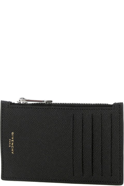 Givenchy Menのセール Givenchy Black Leather Card Holder