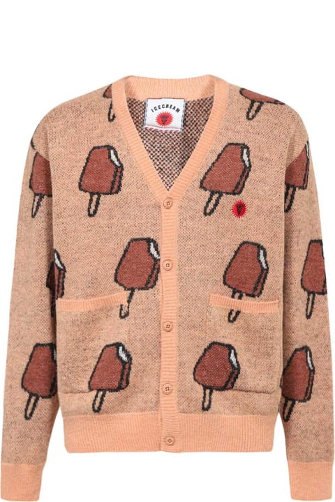 Icecream for Men Icecream Jacquard Cardigan