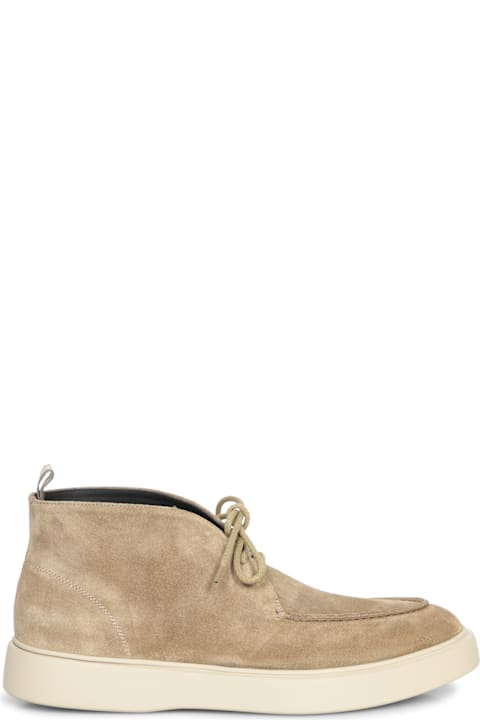 Officine Creative for Men Officine Creative Beige Suede Ankle Boot