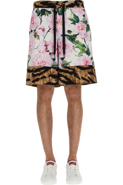 Dolce & Gabbana Clothing for Men Dolce & Gabbana Floral Print Shorts