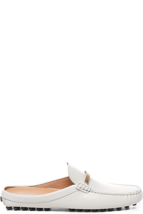 Tod's Flat Shoes for Women Tod's Rubber Sabot In Leather