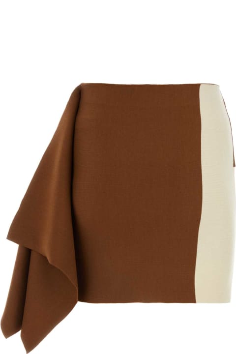 Fendi Skirts for Women Fendi Multicolor Wool Mini Skirt