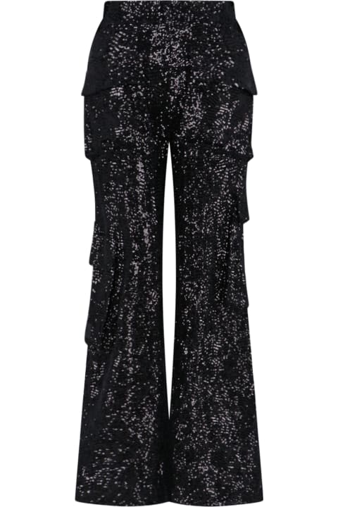 Rotate by Birger Christensen Pants & Shorts for Women Rotate by Birger Christensen Sequin Cargo Trousers
