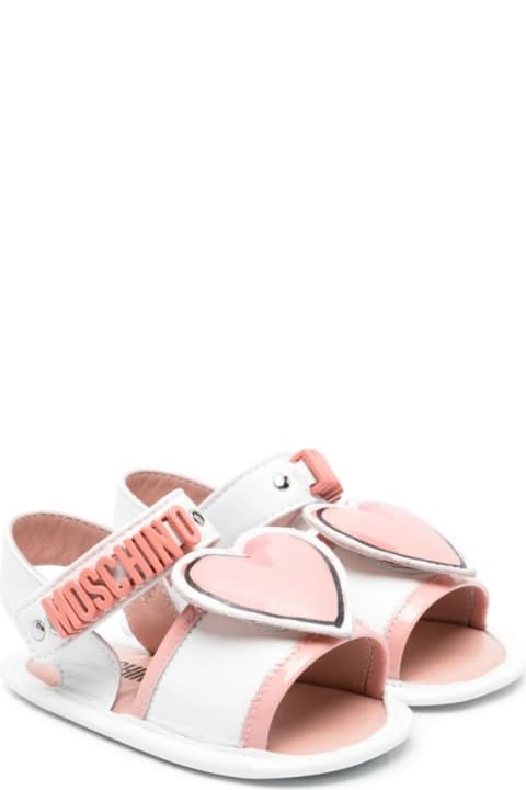 Moschino Shoes for Baby Girls Moschino Sandali Con Applicazione
