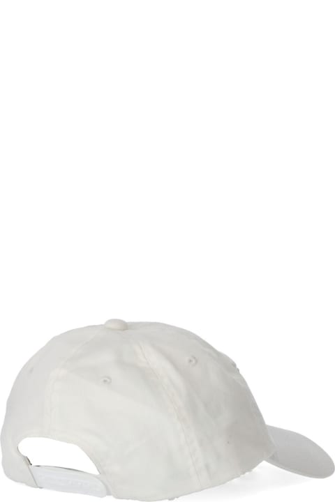 Hats for Men Emporio Armani Emporio Armani Eagle White Baseball Cap