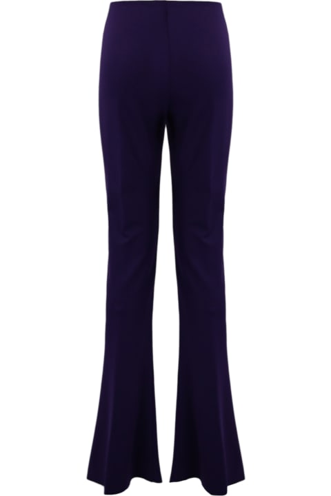 Purple Flared Trousers