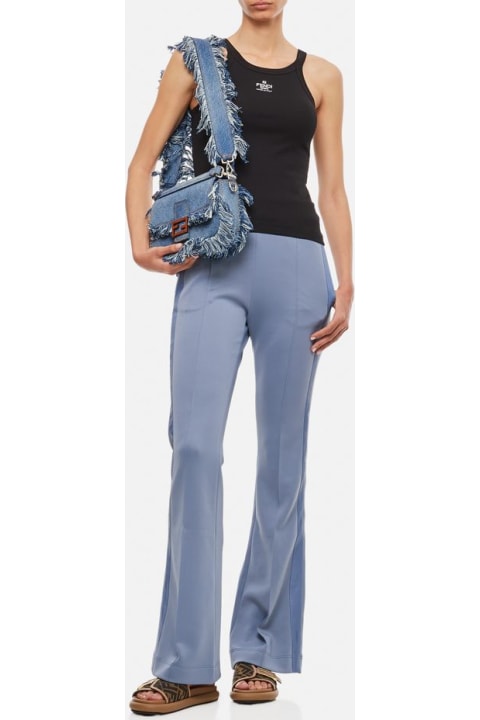 Homeware Fendi Ribbed Cotton Jersey Tank Top