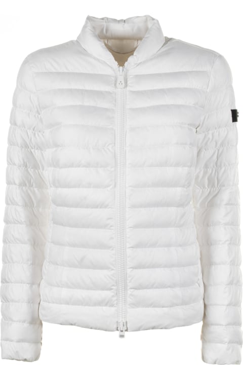 Peuterey Coats & Jackets for Women Peuterey White Quilted Down Jacket With Zip