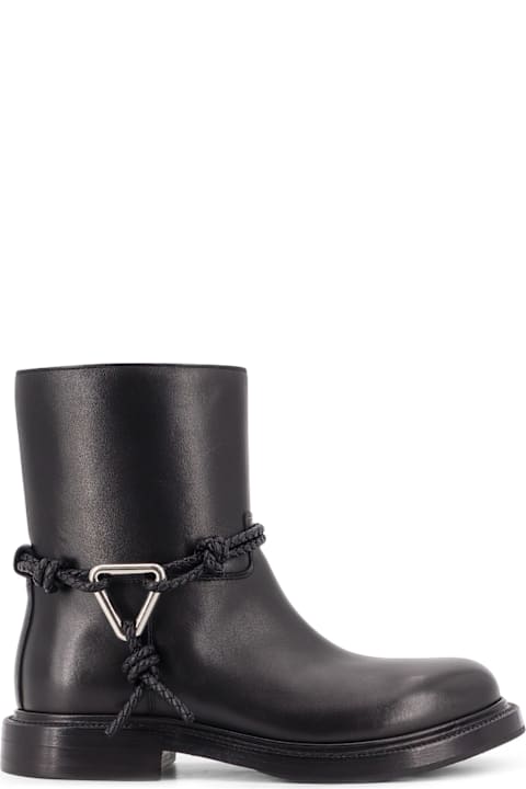 Bottega Veneta James Leather Ankle Boots