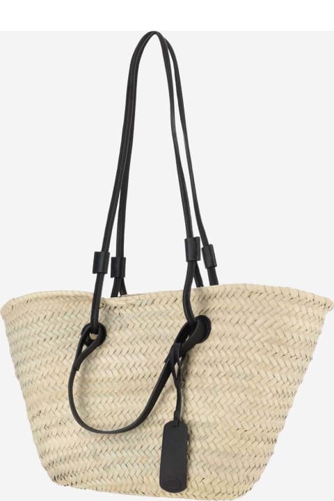 Filippo Catarzi for Men Filippo Catarzi Straw Bag With Logo