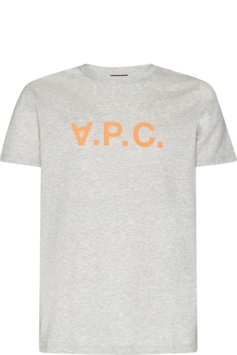 メンズ新着アイテム A.P.C. T-shirt With V.p.c Logo