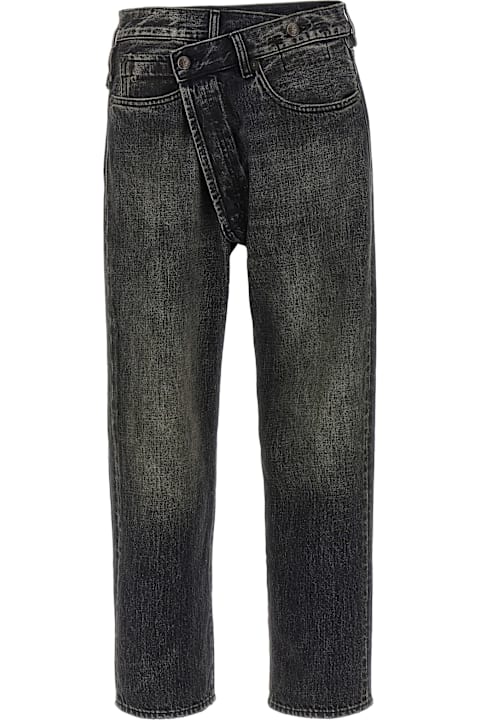 R13 لـ Men R13 'crossover' Jeans