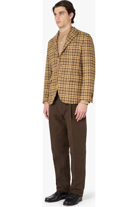 Homeware doppiaa Aabenzio Single-breasted Jacket With Flap Pockets