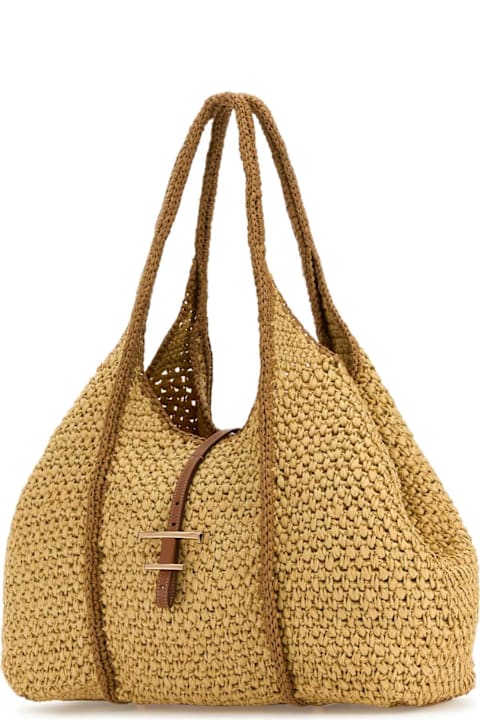 Tod's for Women Tod's Raffia Shopping Bag
