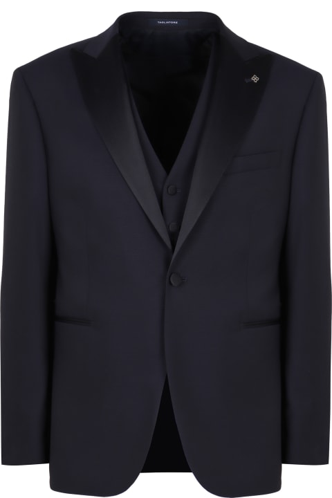 Clothing for Men Tagliatore Three-piece Wool Suit